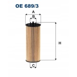 Filtron OE 689/3 Filtr oleju - obrazek 1