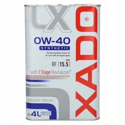 XADO LUXURY DRIVE 0W40 1STAGE REVITALIZANT 4L XA 20272