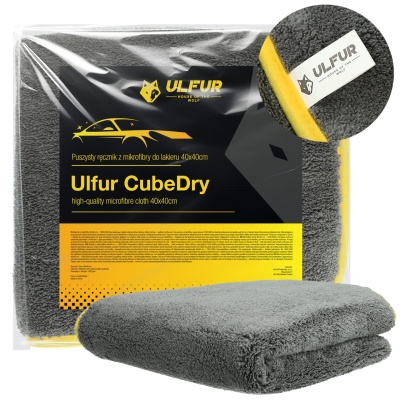 ULFUR CubeDry Ręcznik z Mikrofibry do osuszania 40x40cm 1200gsm UF 15129