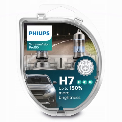 Żarówki Philips X-tremeVision Pro150 H7 55 W 2 szt.