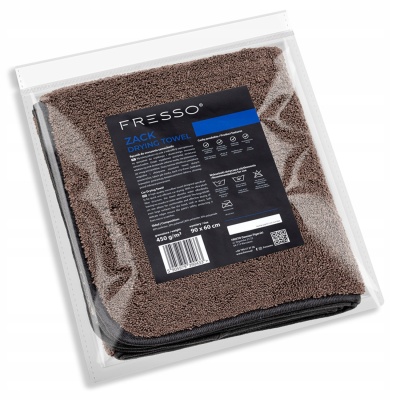 Fresso Zack ręcznik do osuszania auta 90x60cm 450gsm chłonna mikrofibra