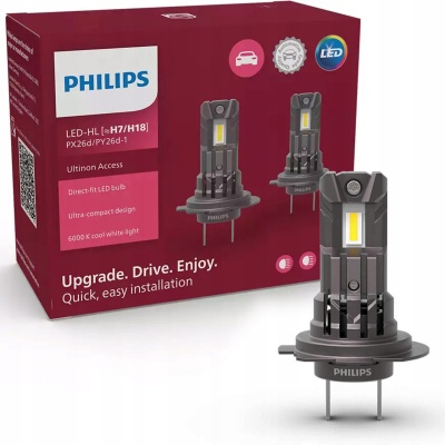 Żarówki Philips LED Ultinon Access UA2500 H7/H18 12V 11972U2500C2